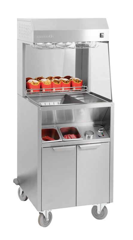 Double Heating French Fries Warmer 600 - Casselin
