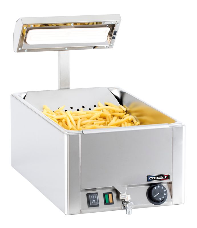 Professional Ceramic French Fry Warmer GN 1/1 - Casselin