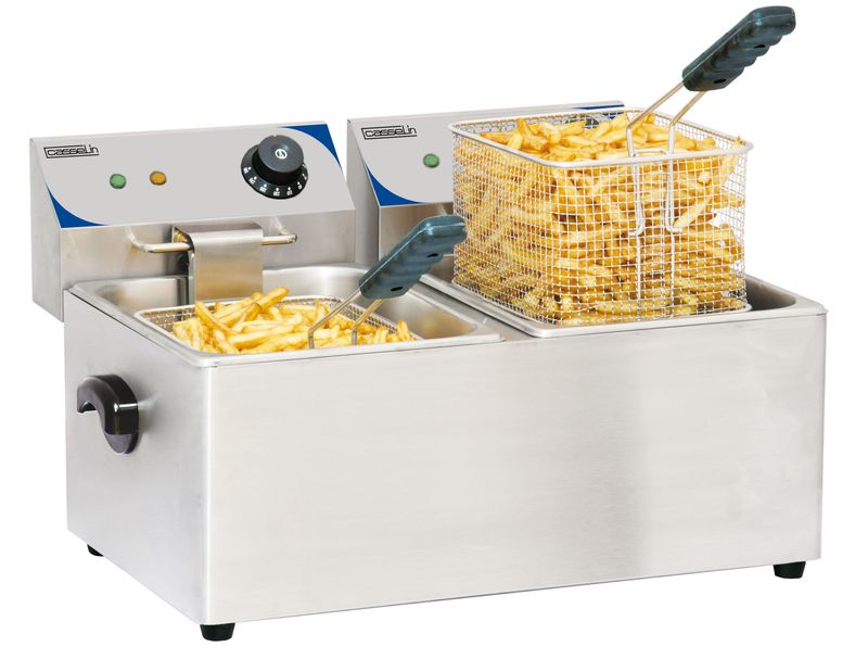 Elektrische Fritteuse 2 x 4 l - Casselin