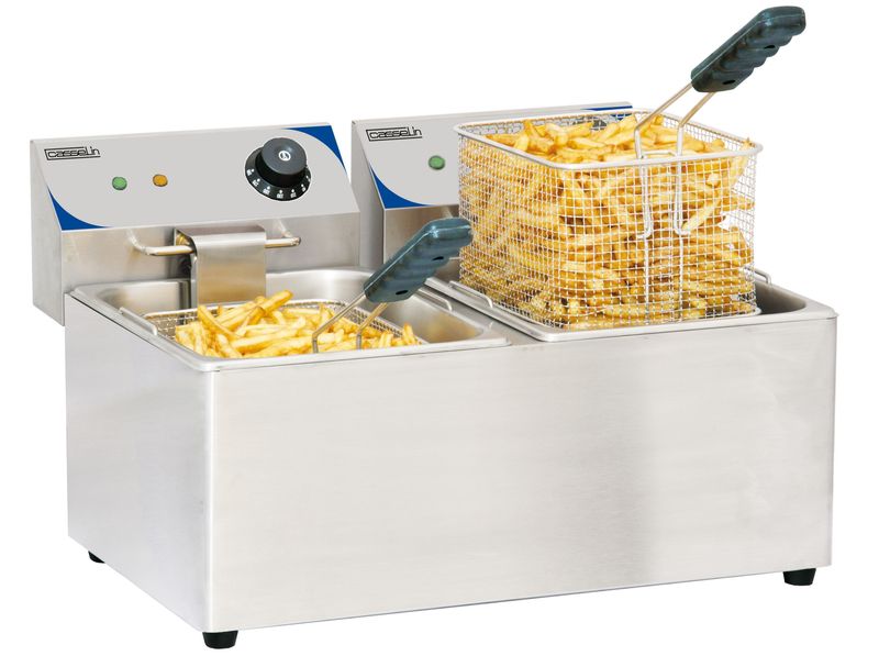 Elektrische Fritteuse 2 x 8 l - Casselin