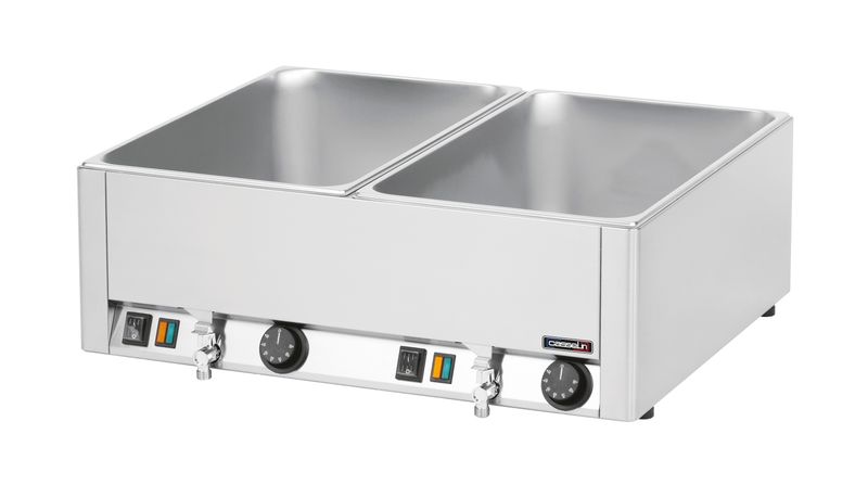 Double Bain - Marie with 2 Drain Taps GN 1/1 - Casselin