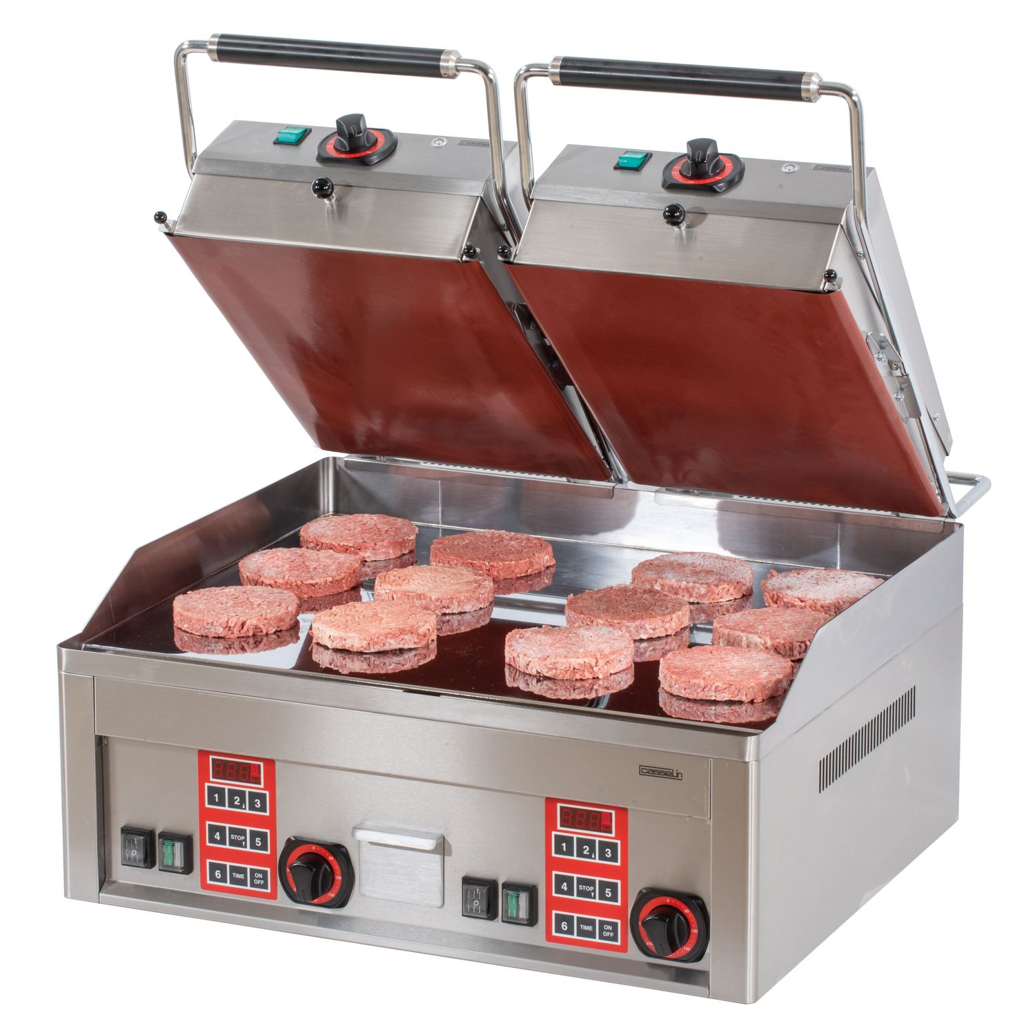 Double Electric Griddle Clam - Casselin