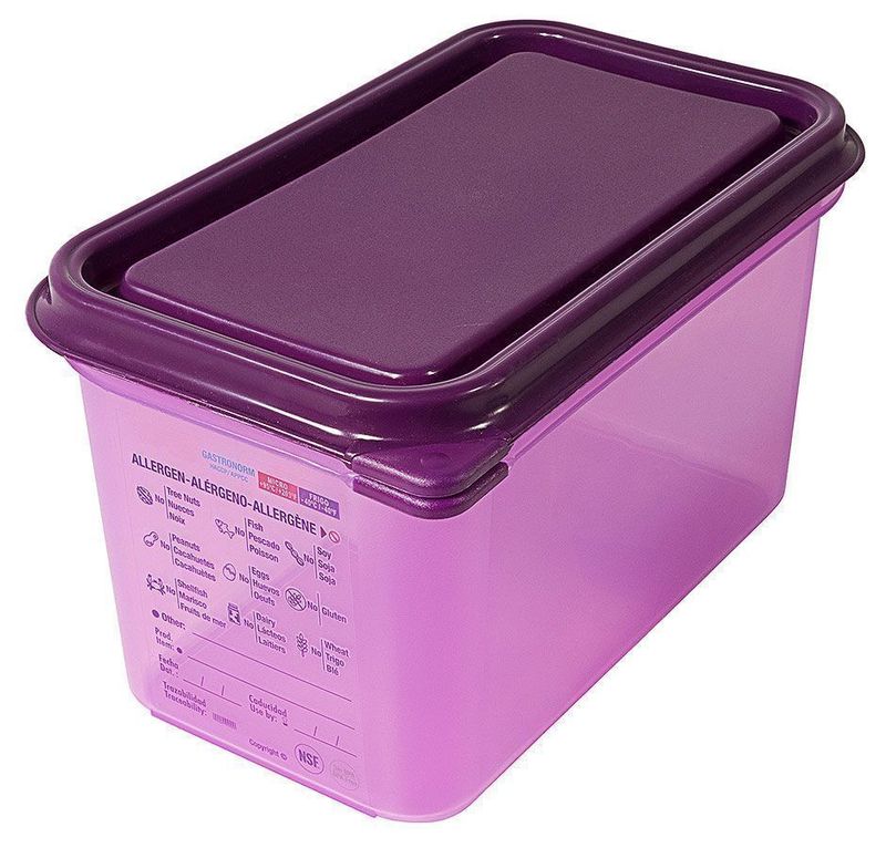 GN 1/4 Allergen Food Container - Contacto
