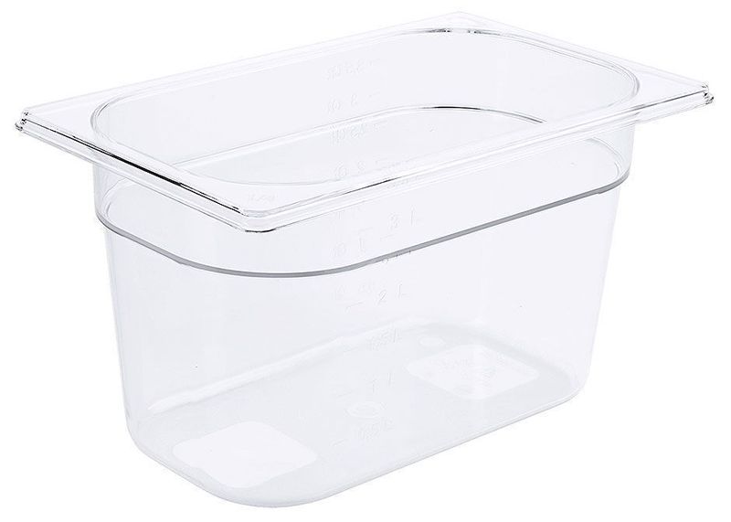 GN Container 1/4 2.5 l Clear SAN - Contacto