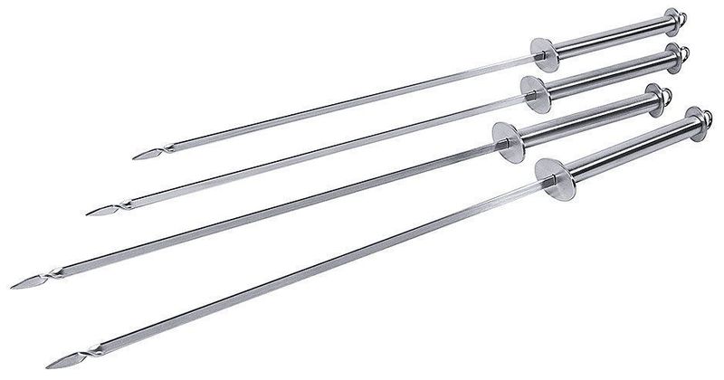 Set mit 4 Fleischspieße 45 cm - Contacto