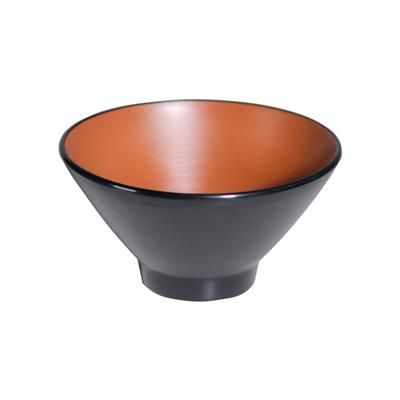 Conical Bowl 15 cm Melamine Bicolor Brown/Black - Tirolix