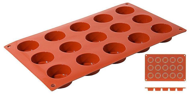 Mini Cylindrical Silicone Mold 4 cm - Contacto