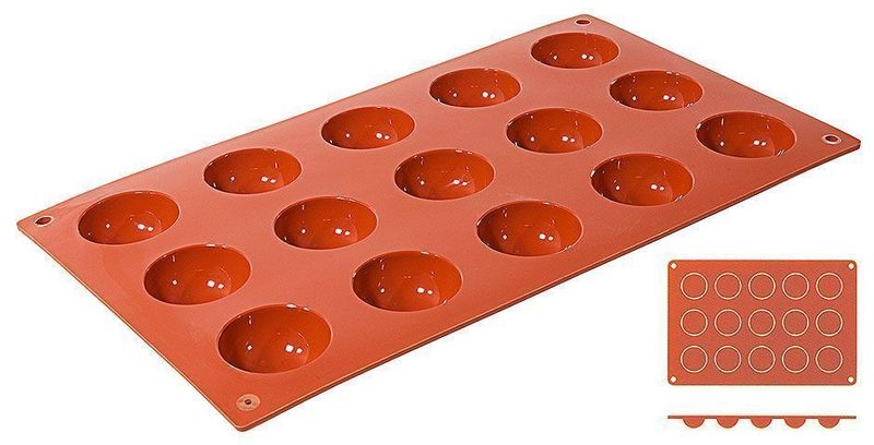 Hemispherical Silicone Mold 4 cm - Contacto