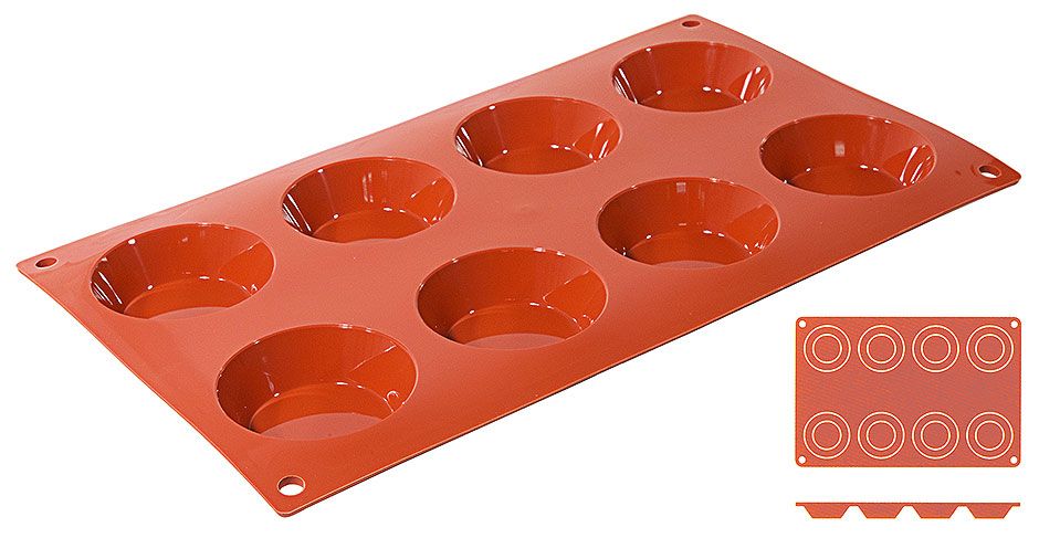 Silicone Mold Tartlet 6 cm - Contacto