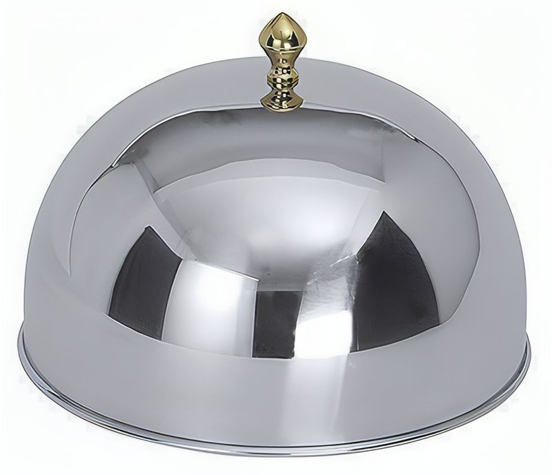 Cloche 23.6 cm with Gold-Plated Knob - Contacto