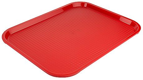 Fast Food Tray 45 x 35 cm Red - Contacto
