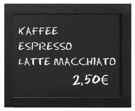 Wall Board 40 x 30 cm Black - Contacto