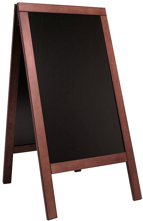 Chalkboard 58 x 100 cm Mahogany - Contacto