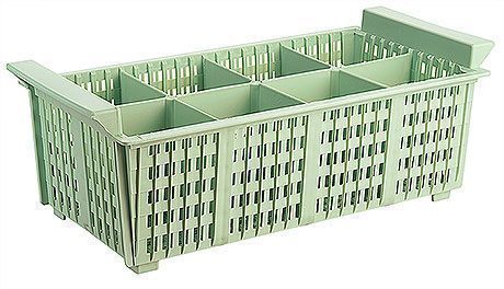 Cutlery Basket 43 x 21 cm Green - Contacto