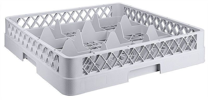 Dishwasher Basket for Glasses/Cups 50 x 50 cm 9 Compartments - Contacto