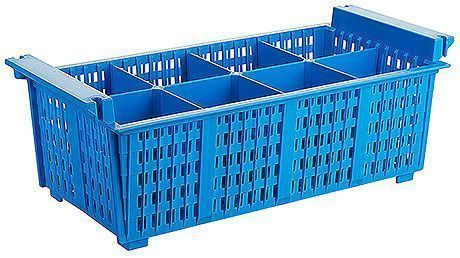 Cutlery Basket 43 x 21 cm Blue - Contacto