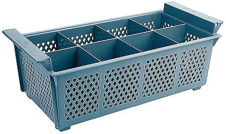 Cutlery Basket 43 x 21 cm Grey - Contacto