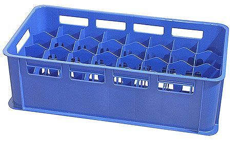 Glass Rack 74 x 38 cm Blue - Contacto