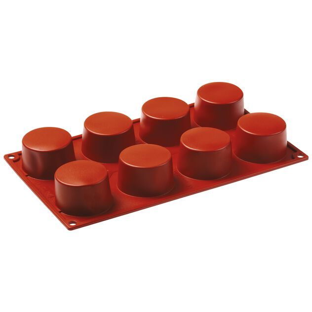 Cylinder Mold 30 x 17.5 cm 8 pcs - Paderno