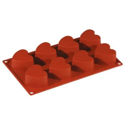 Heart Mold 30 x 17.5 cm 8 pcs - Paderno