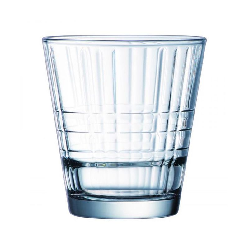 Glas 26 cl Arcoroc Stack Up Cross gehärtet für Gastronomie