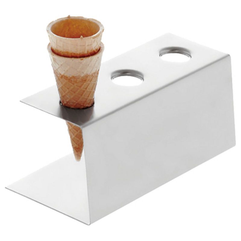 Tischständer für Waffelhörnchen mit 3 Löchern, 20 x 9,5 cm - Paderno