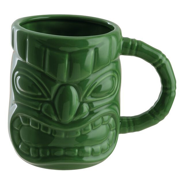 Tiki-Becher aus Keramik 450 ml Grün - Paderno