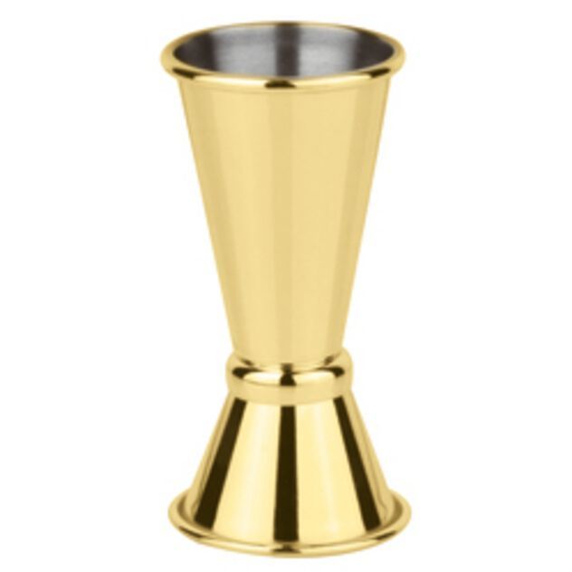 Japanese Cocktail Measuring Cup 20/40 ml Gold - Paderno