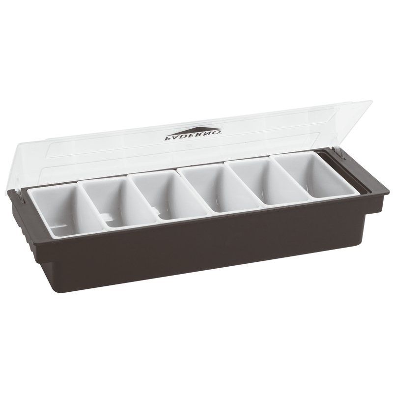 6-Compartment Condiment Holder 49 x 15 cm - Paderno