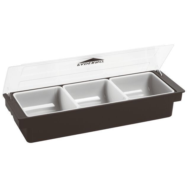 3-Compartment Condiment Holder 49 x 15 cm - Paderno