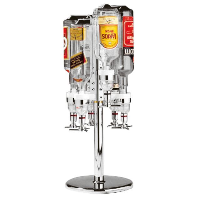 Rotating countertop stand for 6 bottles, 70 cm - Paderno