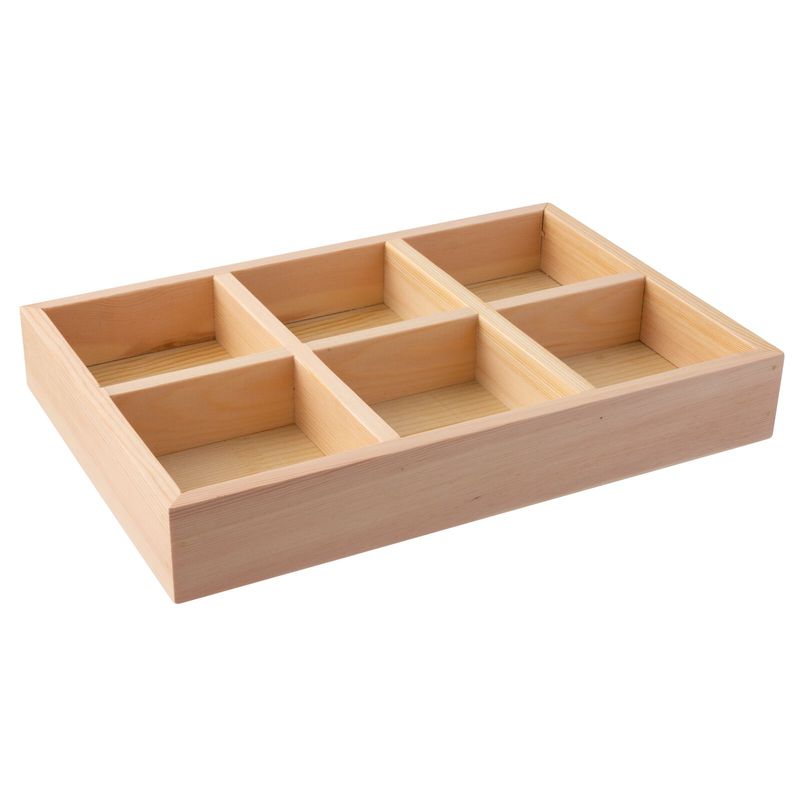 Sushi Container with 6 Slots, 20 x 30 cm - Paderno