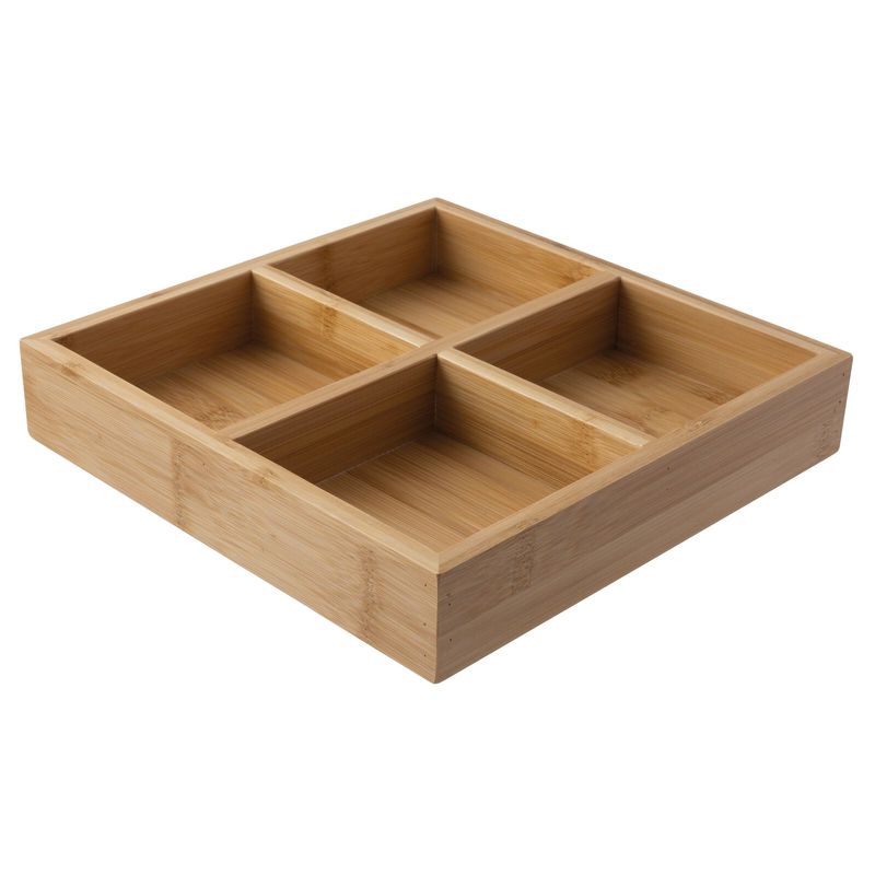 Sushi Container with 4 Compartments, 24 x 24 cm - Paderno