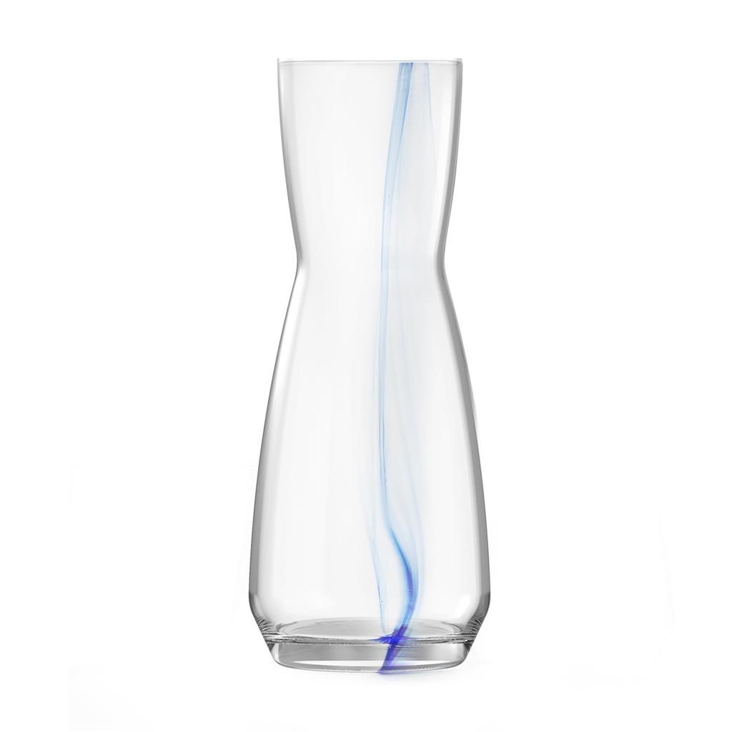 Leerdam Crisal 105cl carafe Azurine Cobalto hand blown professional

