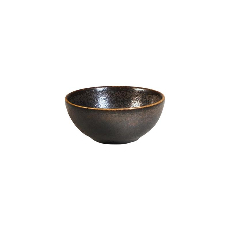 9 cm Brown Universal Powerful porcelain bowl for professional horeca use