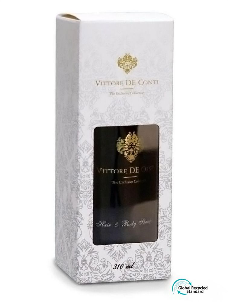 Shampoo for Hair and Body in Gift Box 310 ml Vittore De Conti - Tirolix