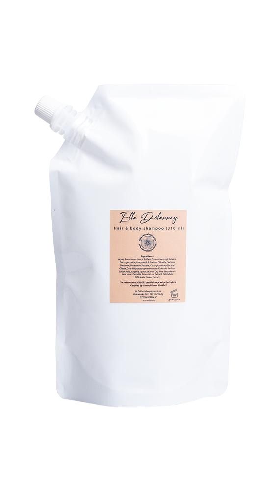 Refill Pouch Shampoo for Hair and Body 310 ml Ella Delannoy - Tirolix