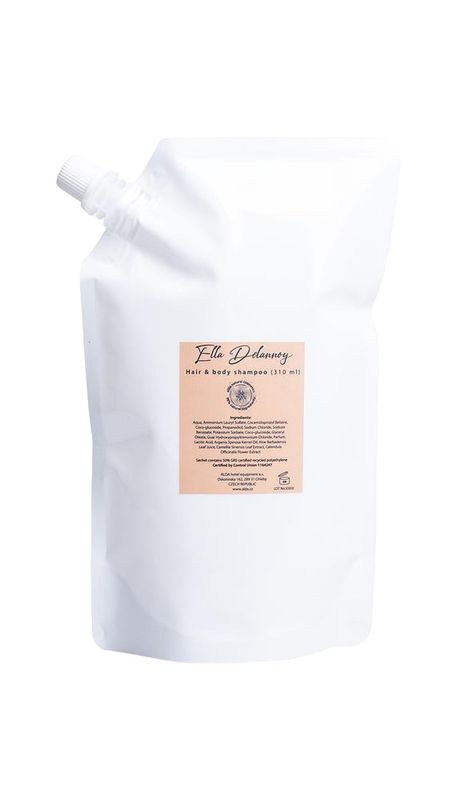 Refill Pouch Shampoo for Hair and Body 310 ml Ella Delannoy - Tirolix