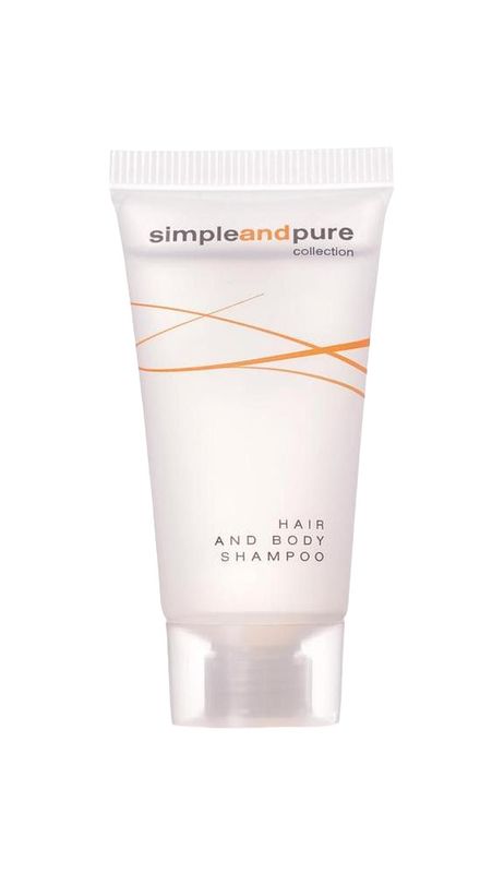 Shampoo for Hair and Body 20 ml Simple and Pure - Tirolix