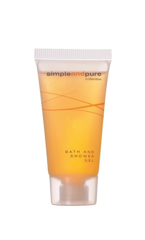 Bath and Shower Gel 20 ml Simple and Pure - Tirolix