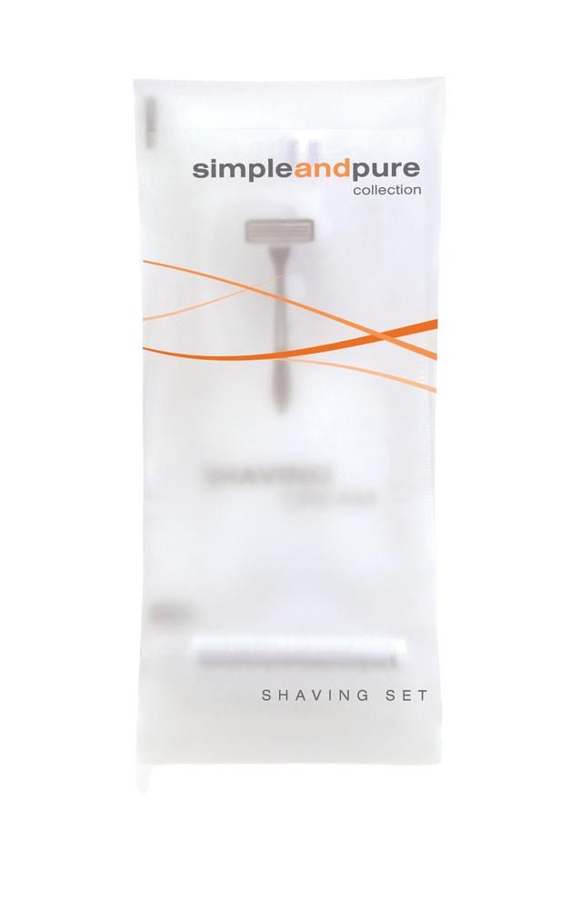 Shaving Set in Pouch Simple and Pure - Tirolix