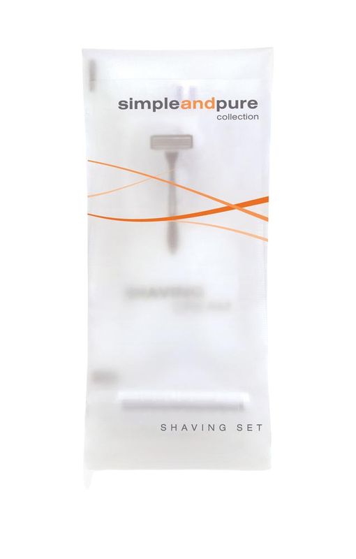 Shaving Set in Pouch Simple and Pure - Tirolix