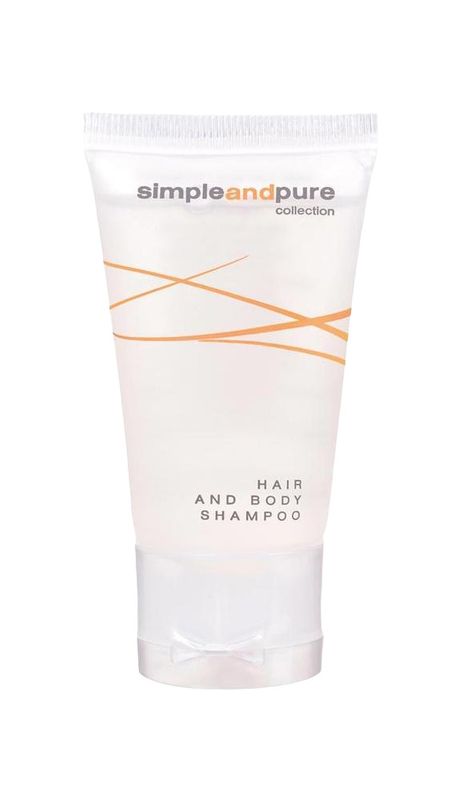 Shampoo for Hair and Body 30 ml Simple and Pure - Tirolix