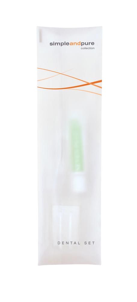 Oral Hygiene Set in Simple and Pure Pouch - Tirolix
