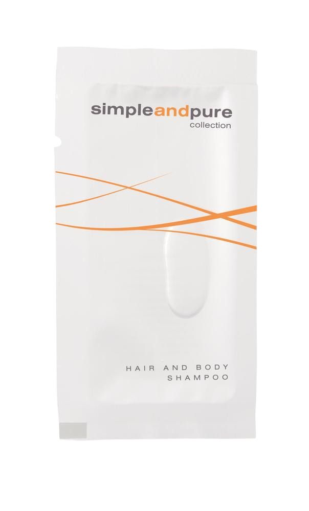 Shampoo for Hair and Body 10 ml Simple and Pure - Tirolix