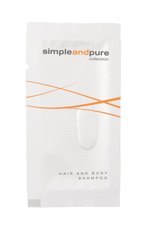 Shampoo for Hair and Body 10 ml Simple and Pure - Tirolix