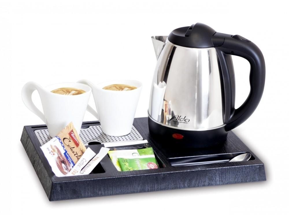 Hospitality Set with 1.2 L Prime Chrome Kettle - Tirolix
