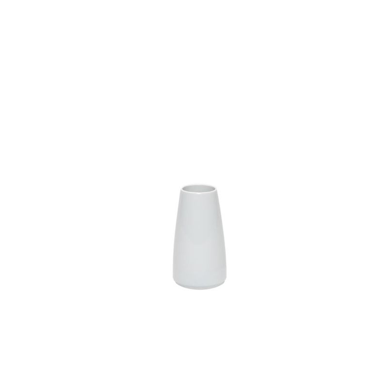 Eschenbach Primavera Blumenvase 10 cm weißes Porzellan glatt robust für Gastronomieeinsatz.
