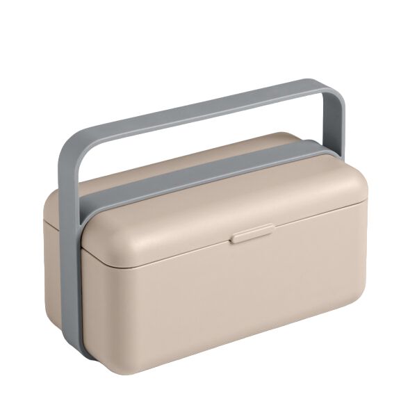 Lunchbox 18 x 9.5 cm Bauletto Moka Grey - Blim
