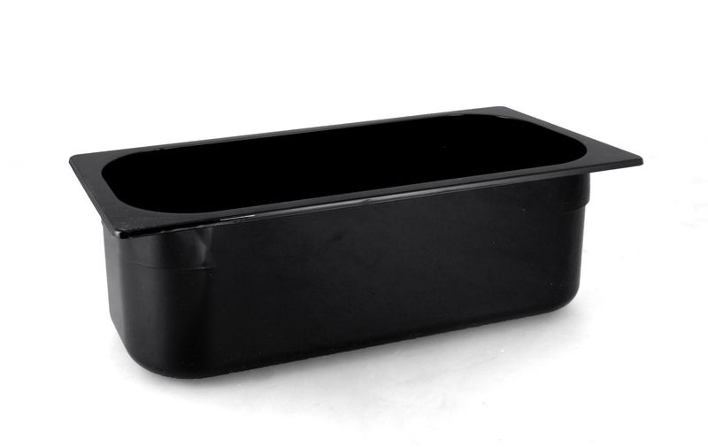Bacinella Gelato 36 x 16,5 cm Nero - Mori 2A